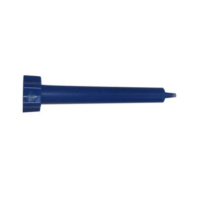 Embout à injecter mâle (raccord 7/8' ou 11/16') plastique.